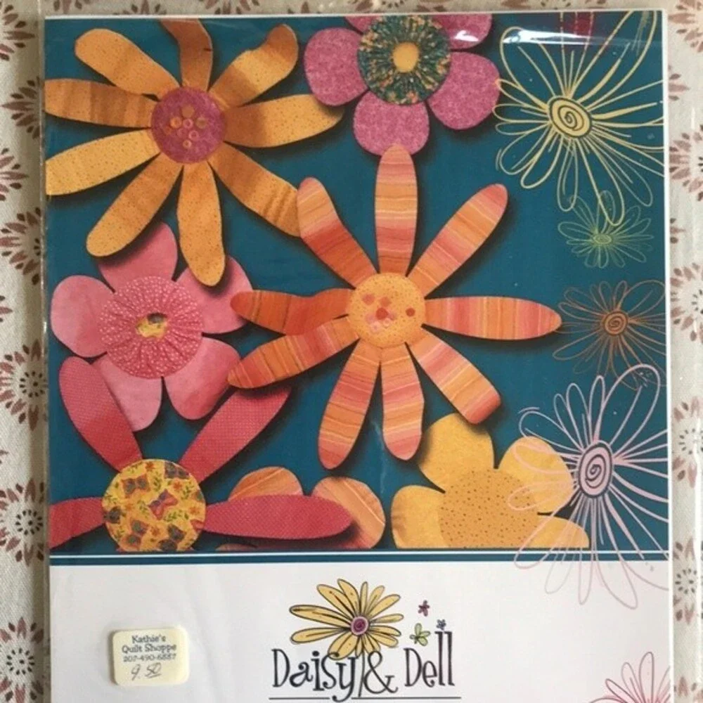 Dimensional Fabric Flowers Pattern